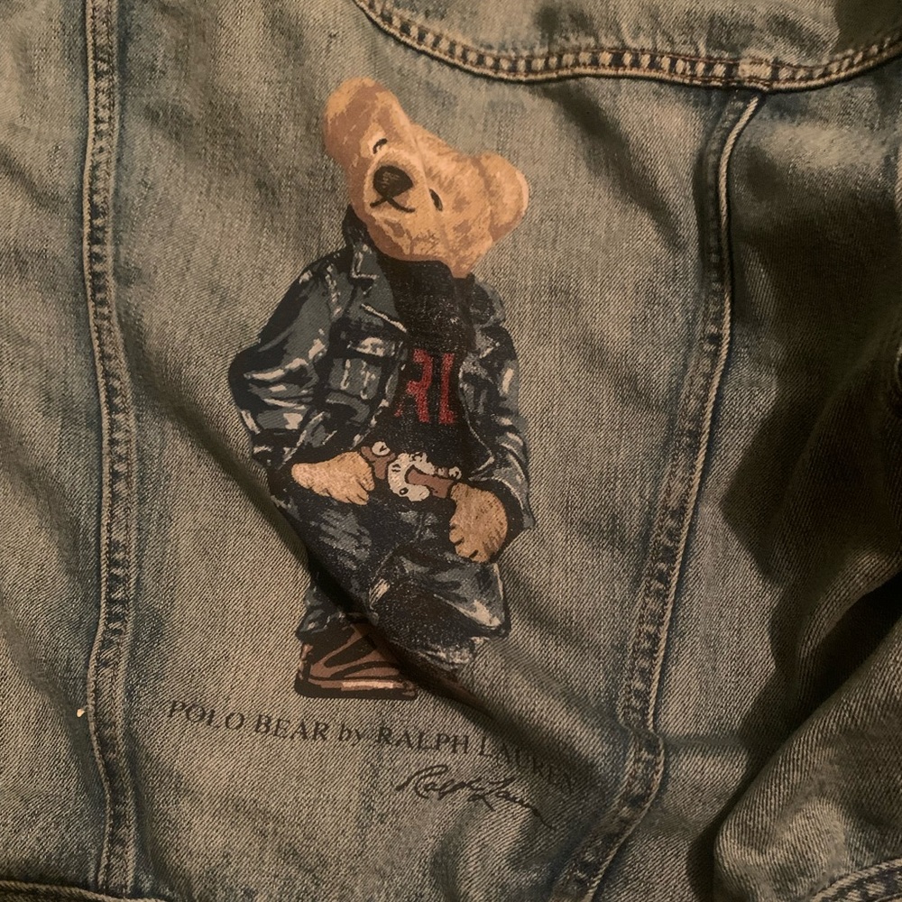Collectible authentic polo ralph lauren denim jacket